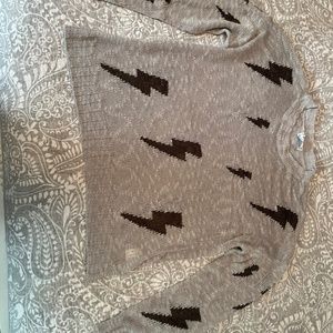 lighting bolt sweater